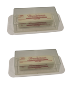 2 Pack Butter Dish With Cover &amp; Handles Fits Both Elgin East Coast &amp; Wes... - $9.89