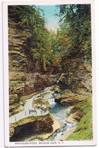 Watkins Glen New York Postcard Matchless Scene Curteich A-86556 1921 - $2.96