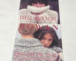 Rowan Knitting Leaflets Lot of Two Big Wool and Bigger Picture Kim Hargr... - $12.98