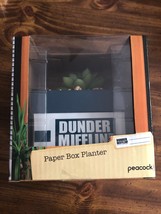 Lot Of 2 - The Office Dunder Mifflin Paper Box Planter!!! New In Package!!! - £31.55 GBP