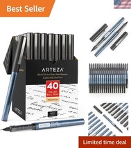40-Pack Extra Fine Rollerball Pens - Smooth Black Ink for Precision Writing - $43.00