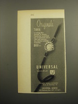 1960 Universal Geneve Watch Ad - Originale Tiara - £12.07 GBP