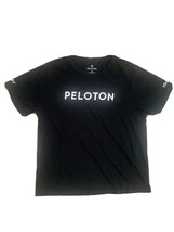 Peloton 100 Rides Century Unisex men women XL Black Short Sleeve T-Shirt Top Tee - £4.61 GBP