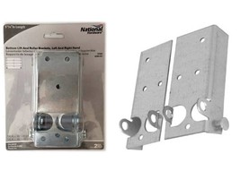 National Hardware N280-453 V7626 Bottom Lift &amp; Roller Bracket (2PK), Galvanized - £6.35 GBP