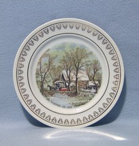 Roy Thomas Currier and Ives The Old Grist Mill Plate Numbered - $8.99