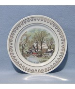 Roy Thomas Currier and Ives The Old Grist Mill Plate Numbered - $8.99