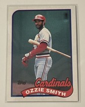 1989 Topps Ozzie Smith MLB St. Louis Cardinals Baseball Card #230 - Baseball HOF - £1.59 GBP