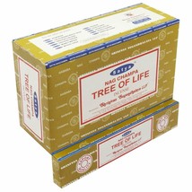 Satya Tree Of Life Incense Sticks Hand Rolled Home Fragrance Agarbatti 15x12Pack - £16.07 GBP