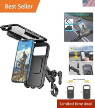 IP67 Waterproof Motorcycle Phone Holder with Anti-Theft Lock &amp; 720° Rota... - $45.00