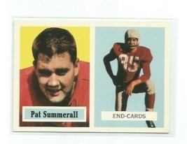Pat Summerall (Chicago Cardinals) 1994 Topps Archives &quot;1957 Series&quot; Card #14 - £3.94 GBP