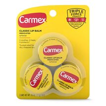 Carmex Medicated Lip Balm Jars, Lip Protectant - Pack of 3 - $9.80
