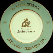 Shenango Ceramics Inc (USA) China Service Plates (4) - Blue/White/Gold Pre-owned - $158.94