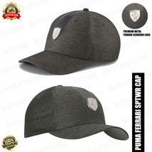 Puma Original Cap Scuderia Ferrari Sptwr Baseball Cap Metal Logo Smoked Pearl - £36.98 GBP