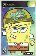 SpongeBob SquarePants Battle For Bikini Bottom Game Microsoft XBOX MANUAL Only - £11.33 GBP