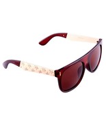 BROWN GOLD METAL MARIJUANA WEED LEAF SQUARE SUNGLASSES CLASSIC RETRO DES... - $158.73 MXN
