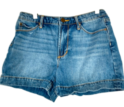 Articles of Society Shorts Womens Size Medium 100% Cotton Blue Denim Flat Front - £9.43 GBP