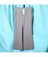 Alvin Valley Pants Woman Size 40 Blue &amp; White Striped Chambray Wide Wais... - $65.44