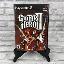 Guitar Hero II Sony PlayStation 2 PS2 2006 Red Octane Has Manual No Memory Card - £10.53 GBP