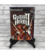 Guitar Hero II Sony PlayStation 2 PS2 2006 Red Octane Has Manual No Memo... - £10.55 GBP