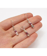 925 Sterling Silver - Multicolored Beaded Pendant &amp; Earrings Set - TR1036 - $33.02 CAD