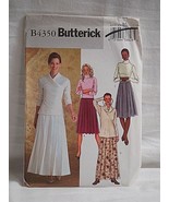 Butterick B4350 Sewing Pattern Size AA 6~8~10~12 Loose Fitting Flared Sk... - £5.44 GBP