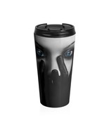 Dark Gothic Eyes Stainless Steel Travel Mug 15 ounces - £31.42 GBP