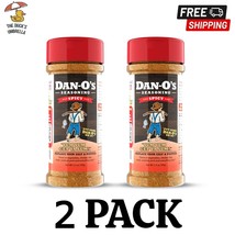 Dan-O&#39;s Spicy Seasoning Red Top Low Sodium No MSG danos 3.5 oz x 2 Pack - £14.70 GBP