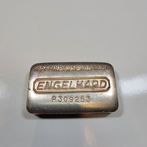 Toned Vintage Engelhard 10 Troy Ounce Silver Bar Loaf Poured Bar Serial ... - $531.91