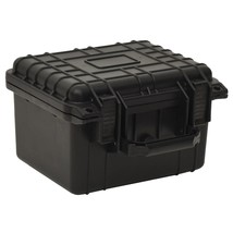 vidaXL Portable Flight Case Black 10.6&quot;x9.8&quot;x7.1&quot; PP - £61.08 GBP