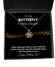 Necklace Birthday Present For Butterfly Collector Daughter - Jewelry Crown  - £39.29 GBP