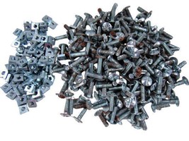 (200x) M6 x 20mm Rusty Roofing Bolts and Square Nuts Cross Slotted Mushr... - $8.93