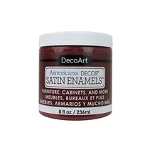 Deco Art Americana Dcor Satin Enamels Bottle Paint, Acrylic, Deep Ruby, 7 x 7 x  - £30.75 GBP