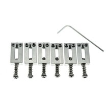 Upgraded Version Solid Stainless Steel Guitar Bridge Saddles 10.5Mm For ... - £31.87 GBP