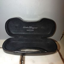 Salvatore Ferragamo Black w/Silver Eyeglasses Case Hard Clamshell  Sunglass Case - $14.64