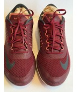 Men’s Nike Lite Run Maroon Shoes Size US 11  #685266-601 Red Lightweight - £22.96 GBP