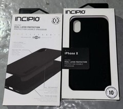 Incipio Dual Layer Protection Black Phone Case for Apple iPhone X - $8.49