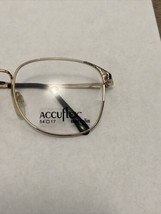 NOS Marcolin Accuflex Gold GEP &amp; Black Lace Cat Eye Eyeglass Frames 54-1... - $45.00