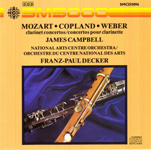 Mozart, Copland, Weber: Clarinet Concertos CD - National Arts Centre Orch. - £11.65 GBP