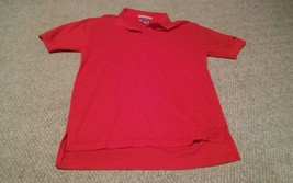 Vintage Levis Med Red Polo Pull Over Shirt - £22.53 GBP