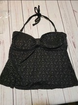 Catalina Small S 4-6 Black Bathing Suit Top - $8.50