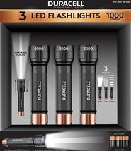 Duracell DURABEAM Ultra LED Flashlight 1000 Lumens 3-Pack - £23.97 GBP