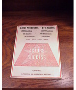 1980&#39;s The Actors Handbook of Success Book by Ryan Rice, SB - £9.40 GBP