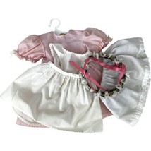 American Girl Doll Kirsten Pleasant Co. Birthday Outfit Pink Dress Crown Vintage - £33.46 GBP