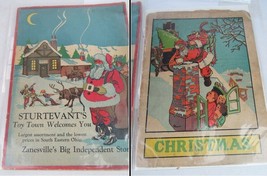 Antique 1800&#39;s Department Store Christmas Catalogs Zanesville Ohio Sturtevant&#39;s - £79.92 GBP