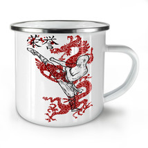 Ninja Dragon Warrior NEW Enamel Tea Mug 10 oz | Wellcoda - £18.23 GBP