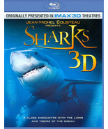 Sharks 3D (Blu-ray Disc, 2011, 3D) JEAN-MICHEL COUSTEAU-BRAND NEW - £6.74 GBP