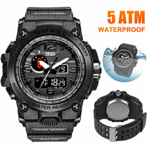 Fashion Military Men&#39;s Sport Digital Quartz Analog 50M Waterproof Wrist ... - £23.52 GBP