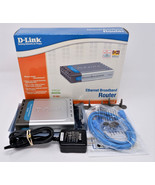 DLINK DI-604 ETHERNET BROADBAND ROUTER WIRED 4-PORT 10/100 - NICE! - €17,03 EUR
