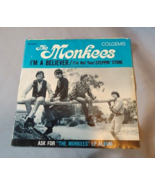 The Monkees I&#39;m A Believer Steppin Stone 45 rpm Record and Picture Sleev... - £13.98 GBP
