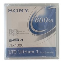 Sony: LTO Ultrium 3 -LTX400G -Data Cartridge 400GB/800GB BRAND NEW Sealed - £10.15 GBP
